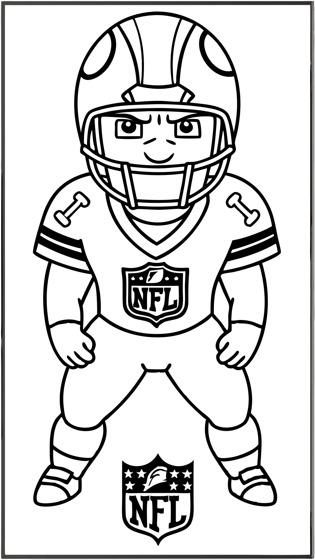 coloriages nfl imprimables